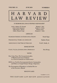 Title: Harvard Law Review: Volume 131, Number 8 - June 2018, Author: Harvard Law Review