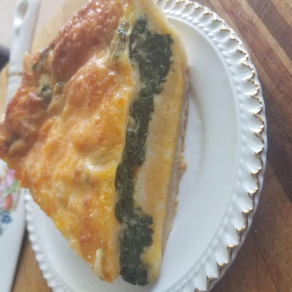 Spinach Quiche Homemade Family recipe