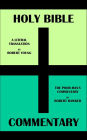 HOLY BIBLE + COMMENTARY: A LITERAL TRANSLATION BY ROBERT YOUNG + THE POOR MAN'S COMMENTARY BY ROBERT HAWKER