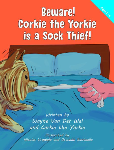 Beware! Corkie the Yorkie is a Sock Thief!