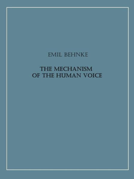 The Mechanism of the Human Voice