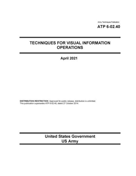 Army Techniques Publication ATP 6-02.40 Techniques for Visual Information Operations April 2021