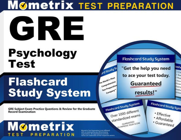 GRE Psychology Test Flashcard Study System: GRE Subject Exam Practice Questions & Review for the Graduate Record Examination