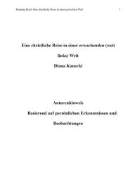 Title: Eine christliche Reise in einer erwachenden (weit links) Welt, Author: Diana Kanecki