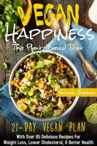 Title: VEGAN HAPPINESS: The Plant-Based Diet 21-Day Vegan Plan, Author: Victoria Summers