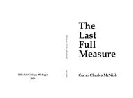 Title: The Last Full Measure, Author: Carter McNish