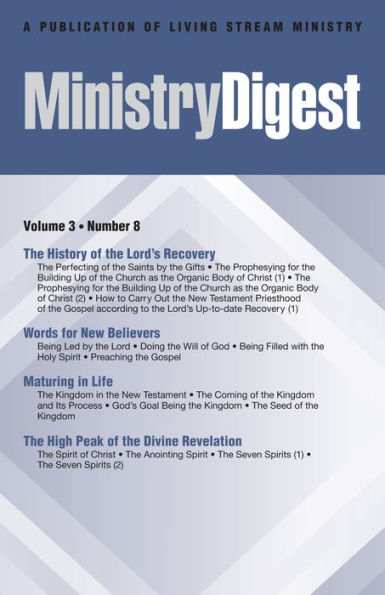 Ministry Digest, Vol. 03, No. 08