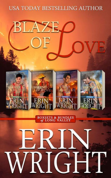 Blaze of Love: A Firefighter Western Romance Boxset (Books 1 - 4)