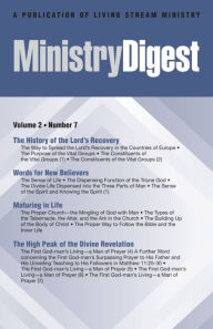 Title: Ministry Digest, Vol. 02, No. 07, Author: Witness Lee