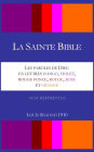 La Sainte Bible - Les paroles de Dieu en lettres indigo, violet, rouge fonce, rouge, rose et orange - Louis Segond 1910