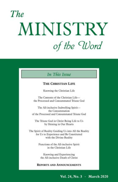 The Ministry of the Word, Vol. 24, No. 3