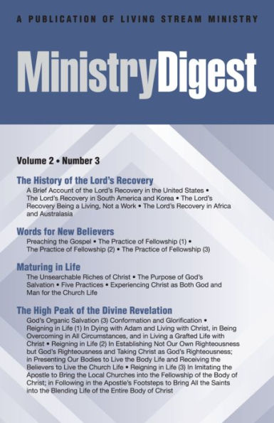 Ministry Digest, Vol. 02, No. 03