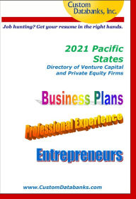 Title: 2021 Pacific States Directory of Venture Capital and Private Equity Firms, Author: Jane Lockshin