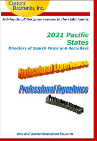 Title: 2021 Pacific States Directory of Search Firms and Recruiters, Author: Jane Lockshin