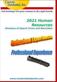 Title: 2021 Human Resources Directory of Search Firms and Recruiters, Author: Jane Lockshin
