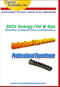 Title: 2021 Energy/Oil & Gas Directory of Search Firms and Recruiters, Author: Jane Lockshin