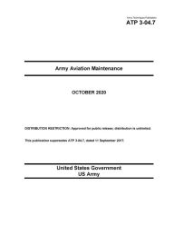 Title: Army Techniques Publication ATP 3-04.7 Army Aviation Maintenance October 2020, Author: United States Government Us Army