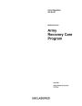 Army Regulation AR 40-58 Medical Services Army Recovery Care Program May 2020