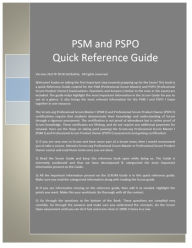 Title: PSM,PSPO : Quick Reference Guide & Exam Questions, Author: Sidharth Bathia