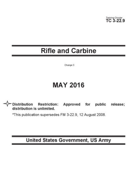 Training Circular TC 3-22.9 Rifle and Carbine Change 3 November 2019 by ...