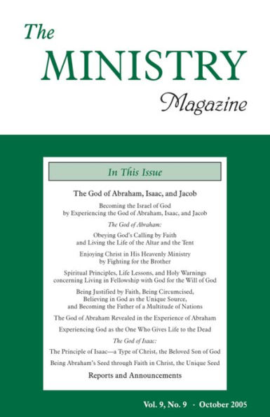 The Ministry, Vol. 9, No. 9