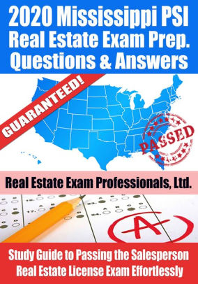 2020 Mississippi PSI Real Estate Exam Prep Questions & Answers: Study Sns-Brigh10