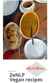 Title: ZeNLP- Vegan recipes, Author: Murli Menon