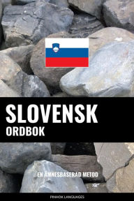 Title: Slovensk ordbok: En ämnesbaserad metod, Author: Pinhok Languages