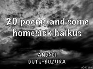 Title: 20 poems and some homesick haikus: in 2500 Words (including titles), Author: Andrei Dutu-Buzura