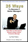 26 Ways to Become a Better Manager