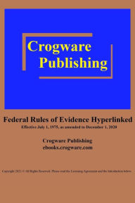 Title: Federal Rules of Evidence (Hyperlinked, #3), Author: Craig Manfredi