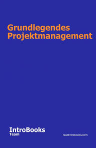 Title: Grundlegendes Projektmanagement, Author: IntroBooks Team