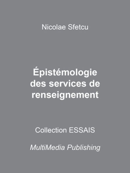 Épistémologie des services de renseignement