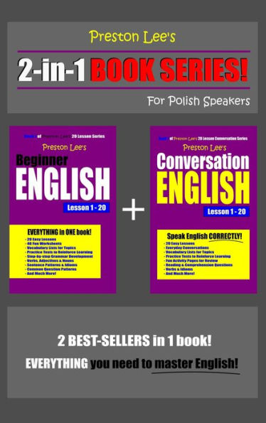 Preston Lee's 2-in-1 Book Series! Beginner English & Conversation English Lesson 1: 20 For Polish Speakers