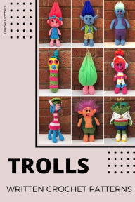 Title: Trolls - Written Crochet Pattern, Author: Teenie Crochets