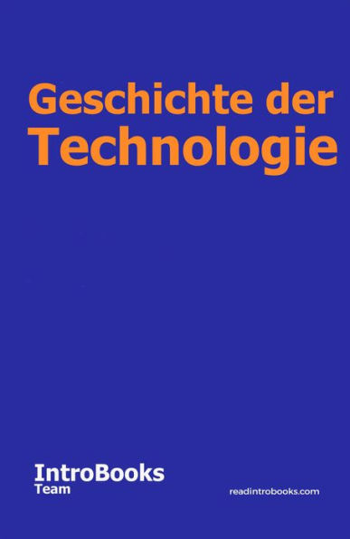 Geschichte der Technologie