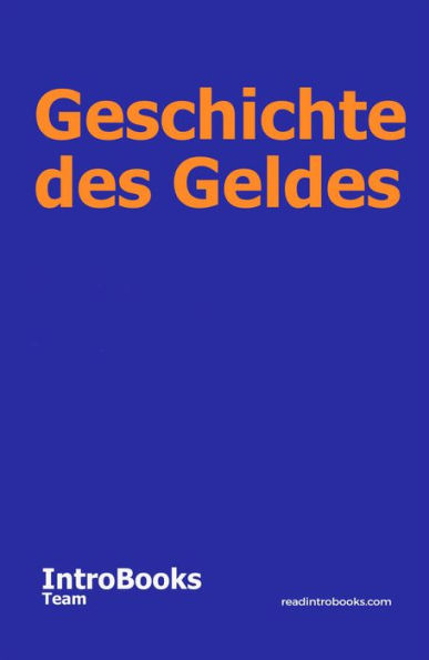 Geschichte des Geldes