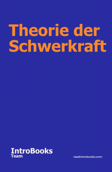 Theorie der Schwerkraft