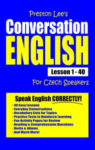 Title: Preston Lee's Conversation English For Czech Speakers Lesson 1: 40, Author: Preston Lee