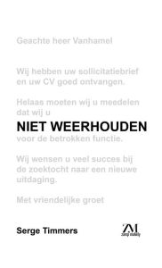 Title: Niet Weerhouden, Author: Serge Timmers