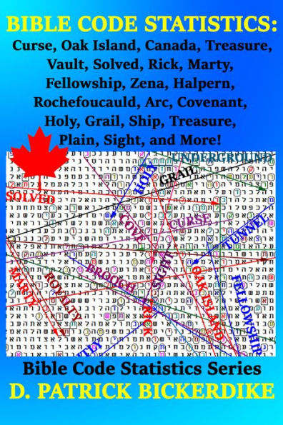 Bible Code Statistics: Curse, Oak Island, Canada, Treasure, Vault, Solved, Rick, Marty, Fellowship, Zena, Halpern, Rochefoucauld, Arc, Covenant, Holy, Grail, Ship, Treasure, Plain, Sight, and More!