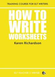 Title: How To Write Worksheets, Author: Karen Richardson
