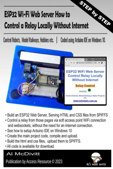 ESP32 Wi-Fi Web Server How to Control a Relay Locally Without Internet