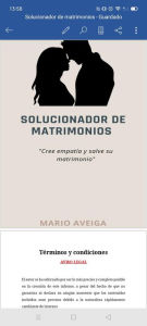 Title: Solucionador de matrimonios, Author: Mario Aveiga