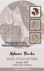 Alphonse Mucha Cross Stitch Pattern Design #01 (Stained glass window for the facade of the Fouquet boutique)
