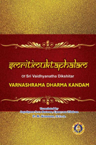 Title: Smritimuktaphalam, Author: P.R. Kannan