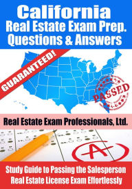 Title: California Real Estate Exam, Author: Real Estate Exam Professionals