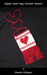 Title: Hippy Heart Bag Crochet Pattern, Author: Mamta Motiyani