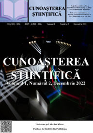 Title: Cunoasterea Stiintifica, Volumul 1, Numarul 2, Decembrie 2022, Author: Nicolae Sfetcu