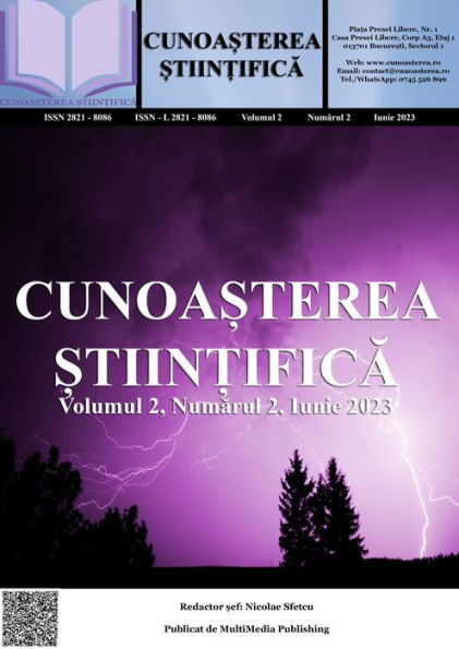 Cunoasterea Stiintifica, Volumul 2, Numarul 2, Iunie 2023